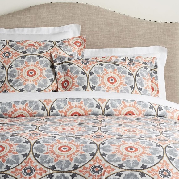 Pottery Barn Bedding Pottery Barn Veronica Medallion Percale Duvet